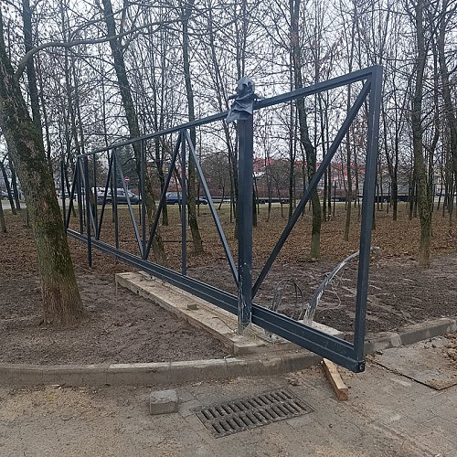 Промышленные откатные ворота