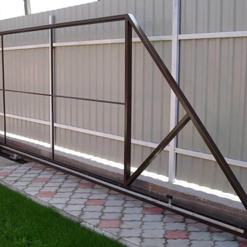 Откатные ворота телескопические